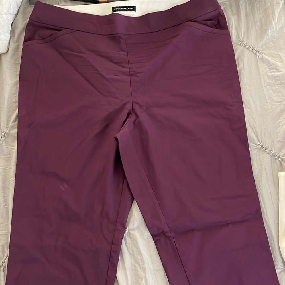 Counterarts Plum colored capris